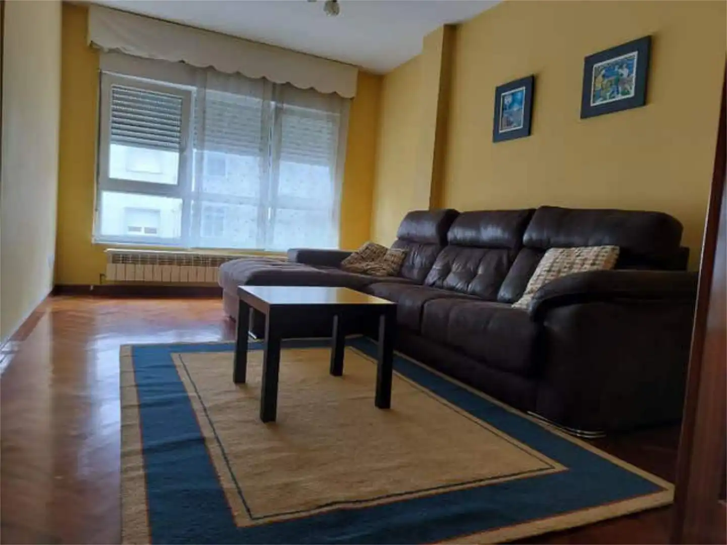Living room of Flat for rent in Lugo Capital  with Heating, Terrace and Storage room