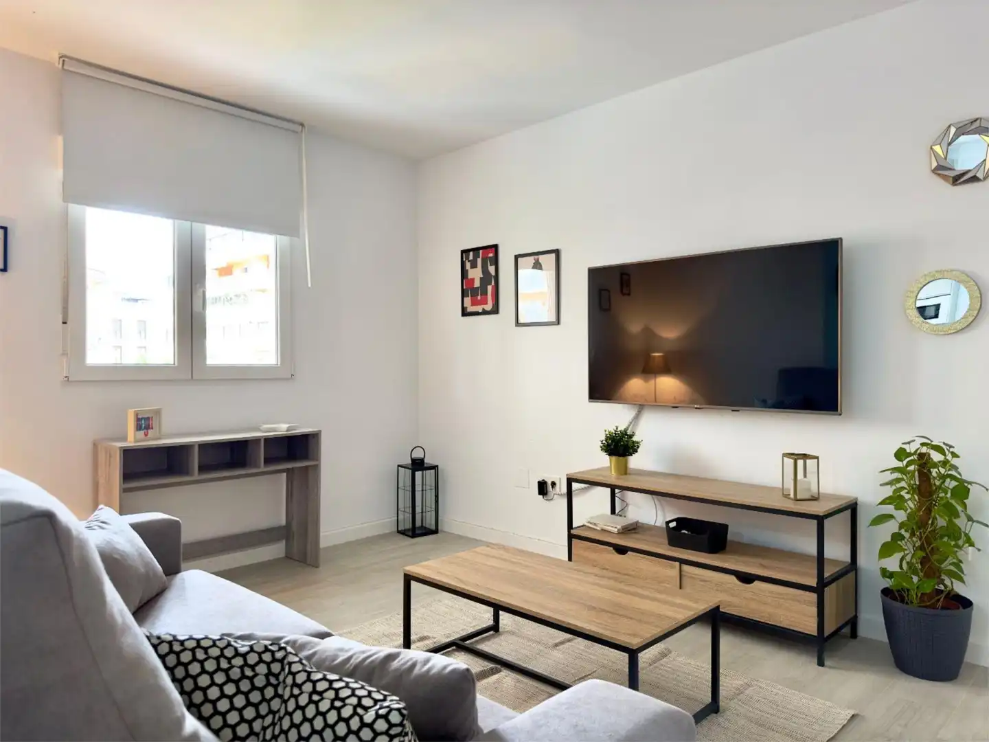 Wohnzimmer von Wohnung zum Verkauf in Málaga Capital mit Klimaanlage