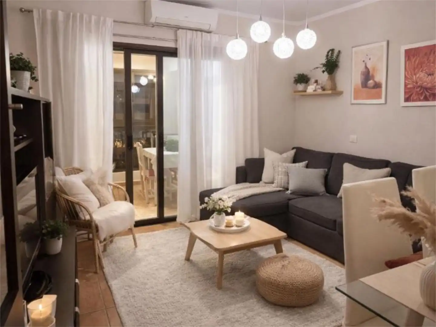 Flat for sale in Avenida del Atlàntico, 5, Golf del Sur - Amarilla Golf Living room of Flat for sale in San Miguel de Abona with Air Conditioner, Terrace and Swimming Pool