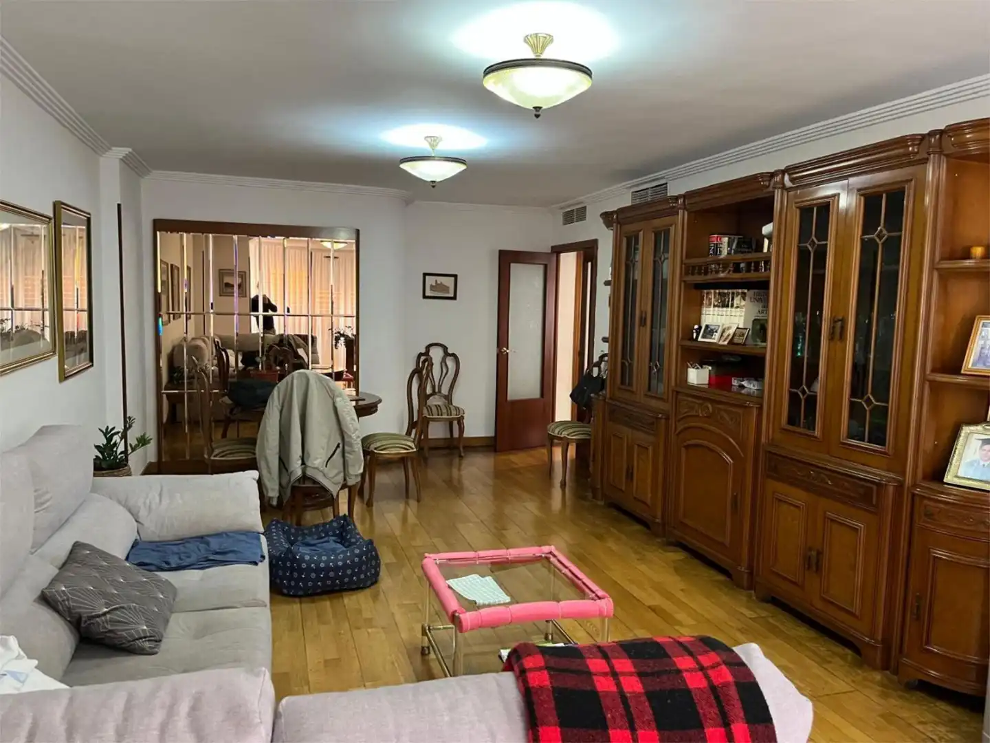 Living room of Flat for sale in Alicante / Alacant  with Air Conditioner, Heating and Parquet flooring