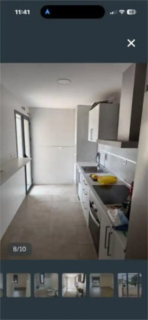 Kitchen of Flat for rent in Albolote  with Heating, Private garden and Terrace