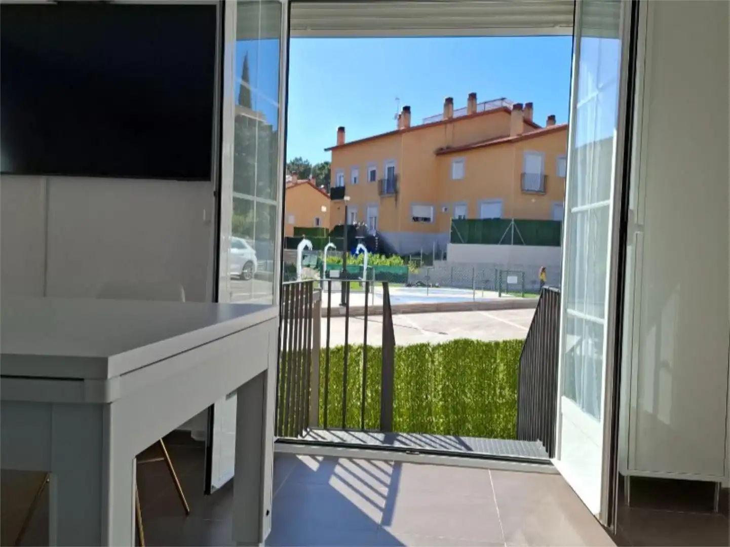 Terrassa de Casa o xalet en venda en Cadalso de los Vidrios amb Aire condicionat, Terrassa i Piscina