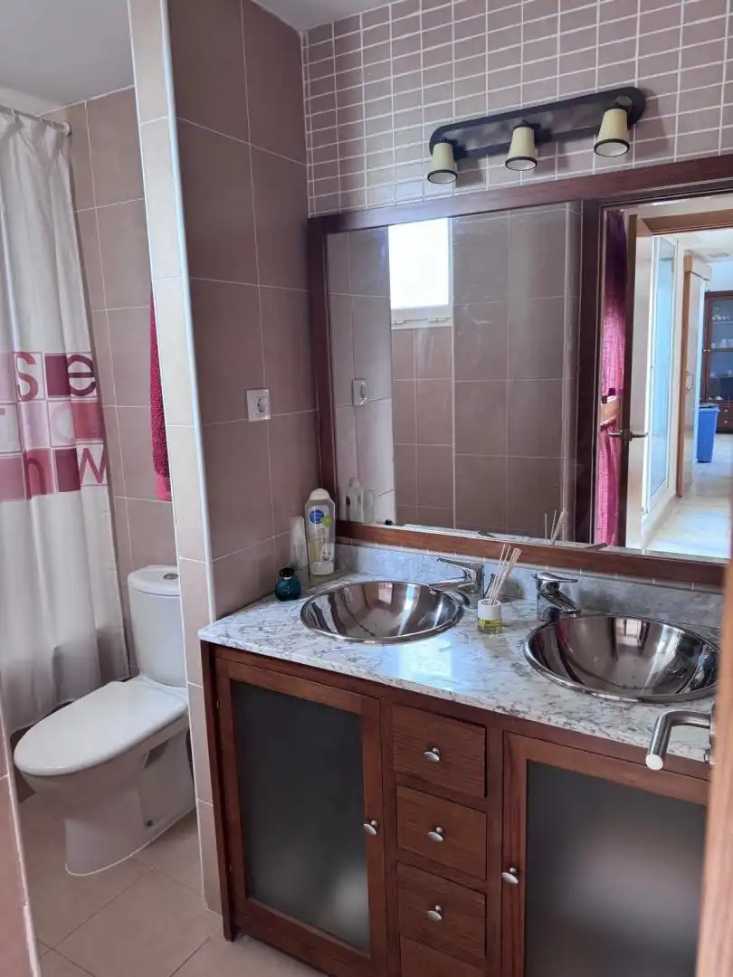 Flat for sale in Calle Albardín, 84, Las Salinas Bathroom of Flat for sale in Vera with Air Conditioner, Terrace and Swimming Pool