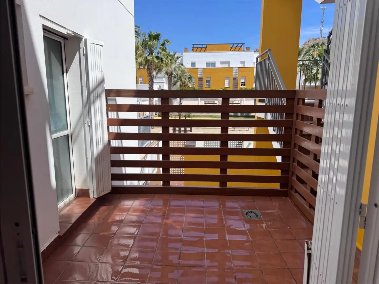Flat for sale in Calle Albardín, 84, Las Salinas Balcony of Flat for sale in Vera with Air Conditioner, Terrace and Swimming Pool