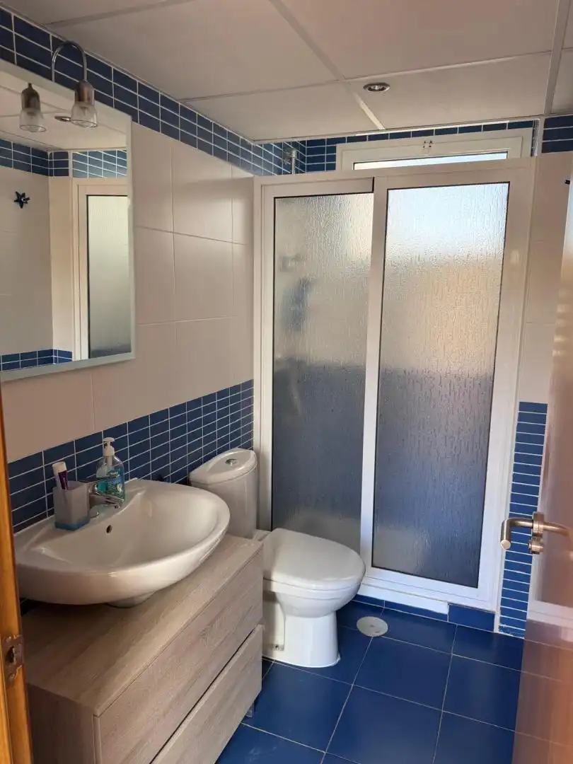 Flat for sale in Calle Albardín, 84, Las Salinas Bathroom of Flat for sale in Vera with Air Conditioner, Terrace and Swimming Pool