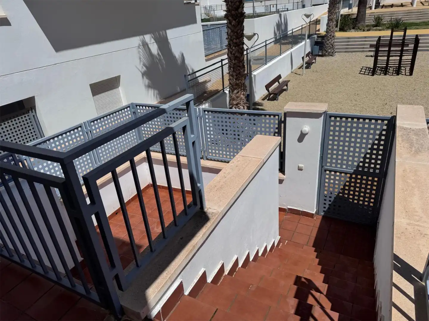 Flat for sale in Calle Albardín, 84, Las Salinas Balcony of Flat for sale in Vera with Air Conditioner, Terrace and Swimming Pool
