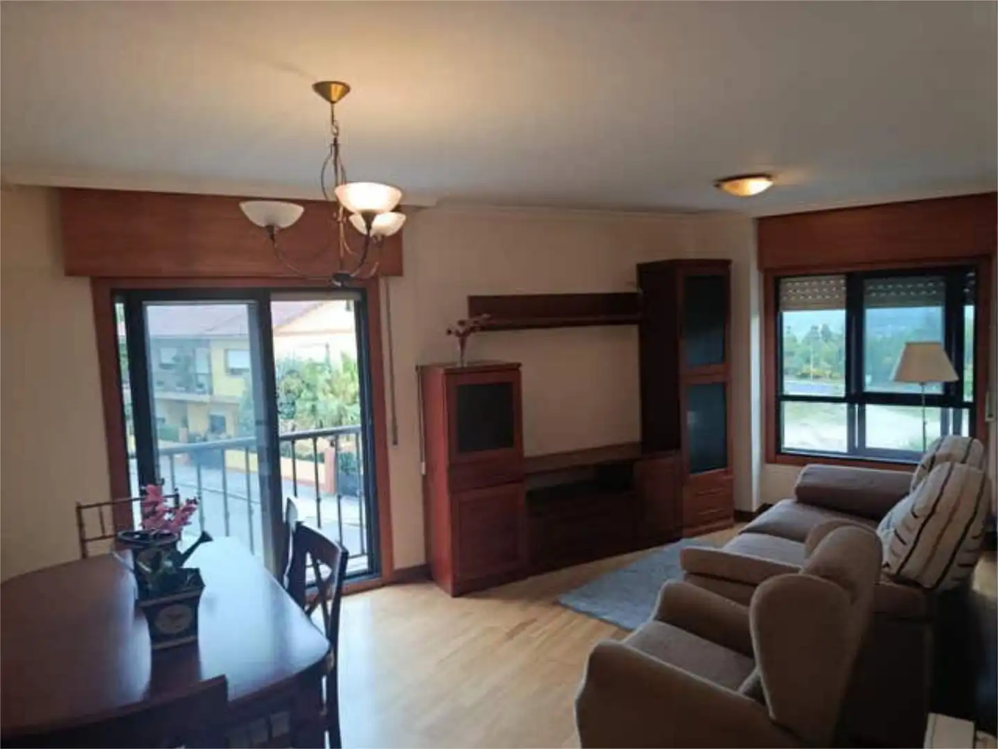 Living room of Flat for sale in A Capela   with Heating, Terrace and Storage room