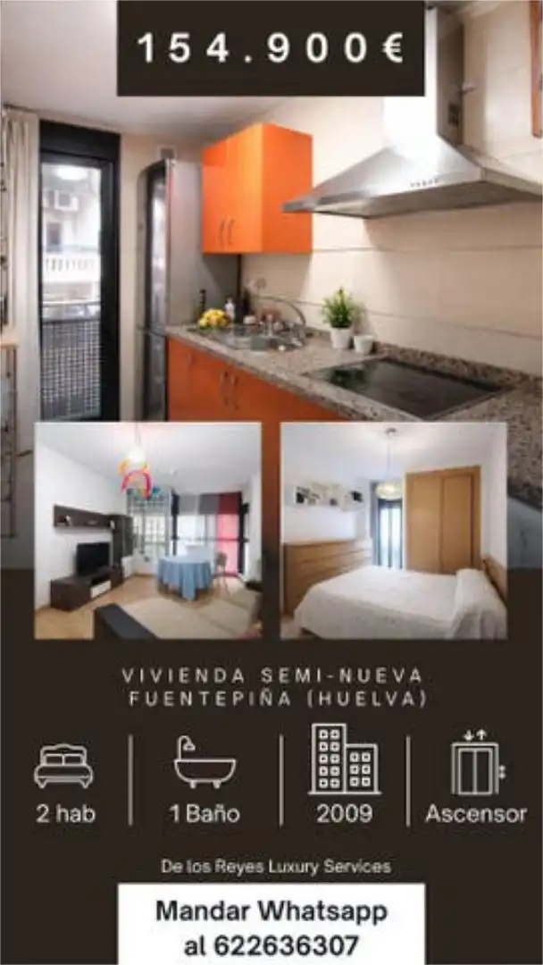 Kitchen of Flat for sale in  Huelva Capital  with Heating, Terrace and Furnished