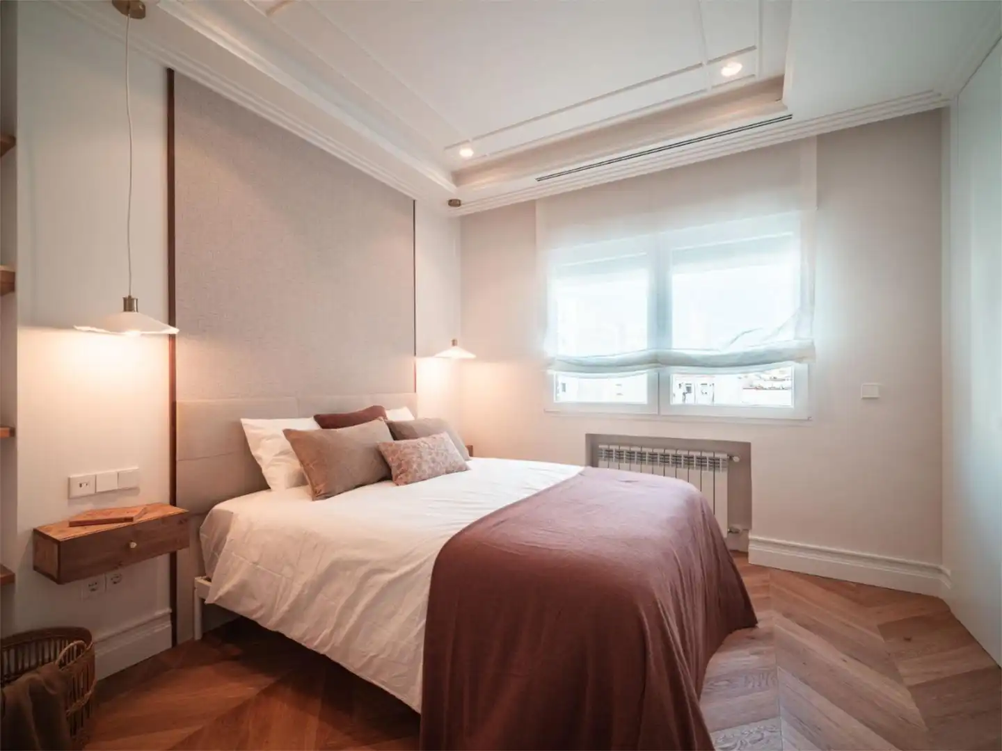 Bedroom of Flat for sale in  Madrid Capital  with Air Conditioner, Heating and Parquet flooring