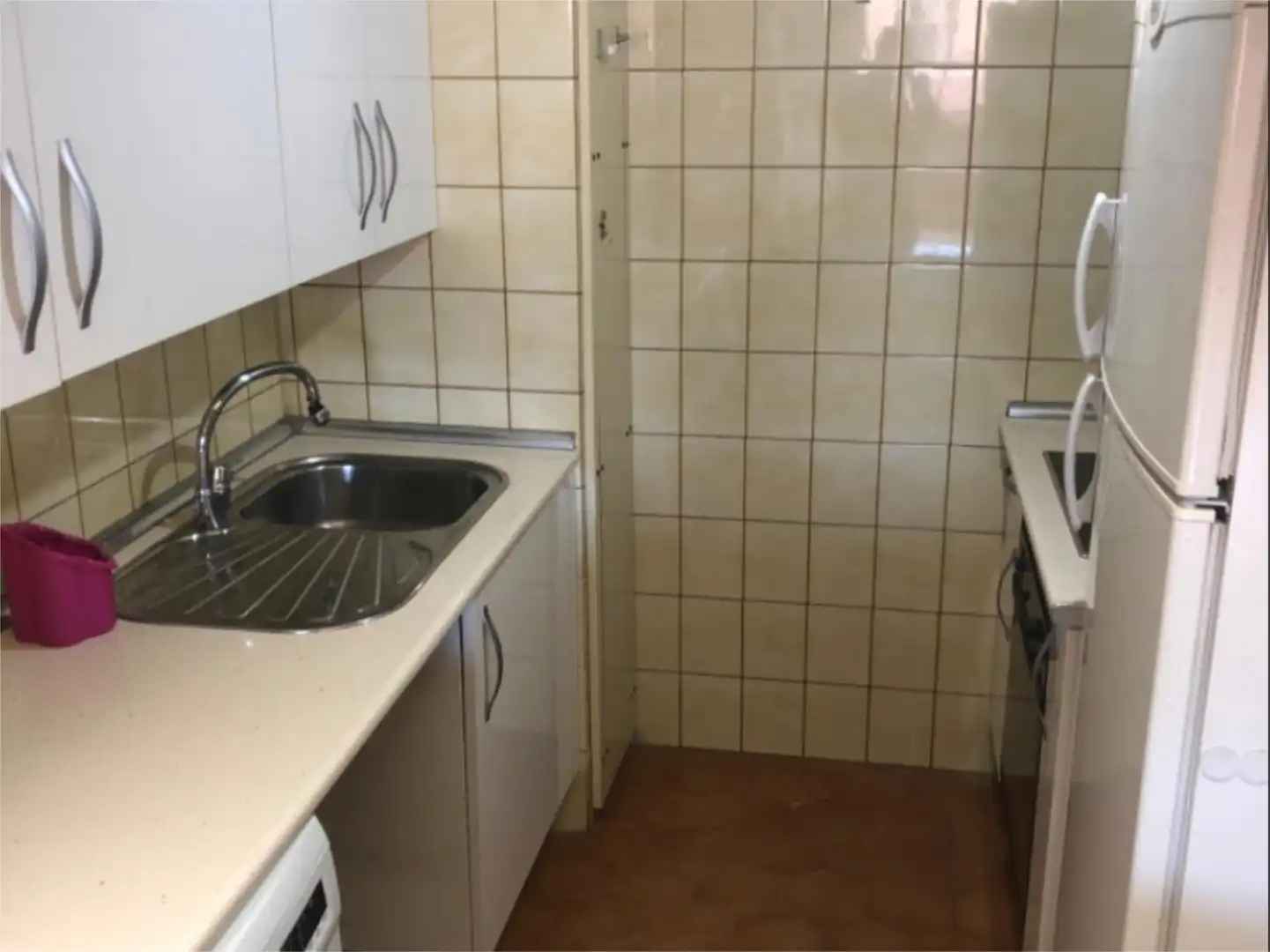 Küche von Wohnung zur Miete in Madrid mit Heizung, Parkett und Terrasse