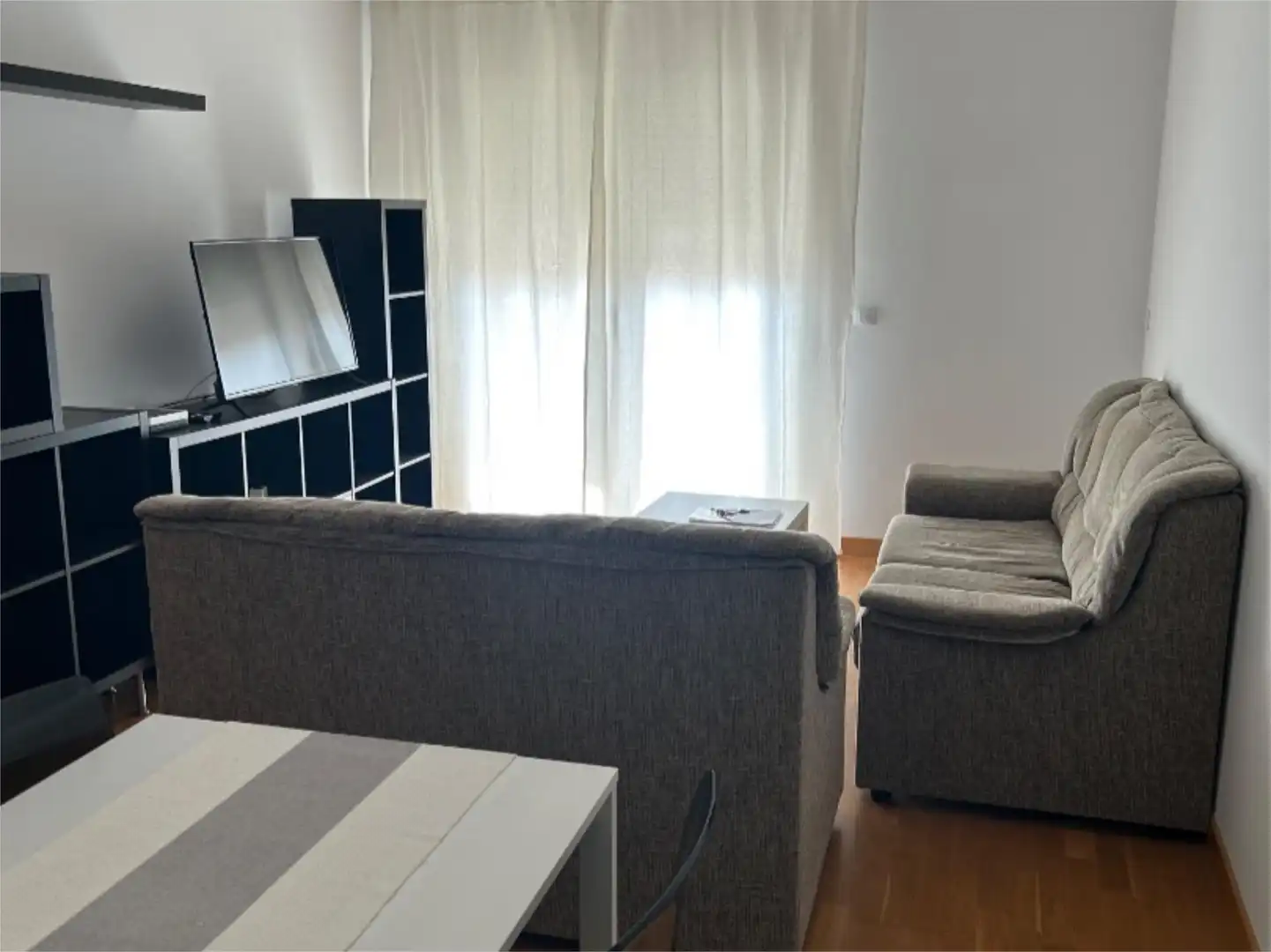 Sala d'estar de Pis de lloguer en  Murcia Capital amb Aire condicionat, Calefacció i Parquet