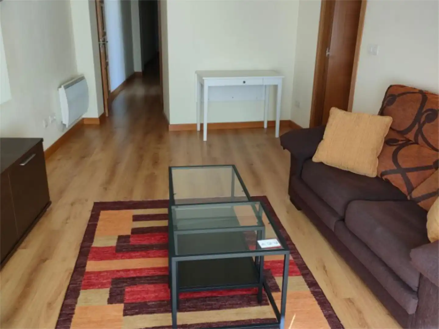 Sala d'estar de Pis de lloguer en A Coruña Capital  amb Calefacció, Traster i Moblat