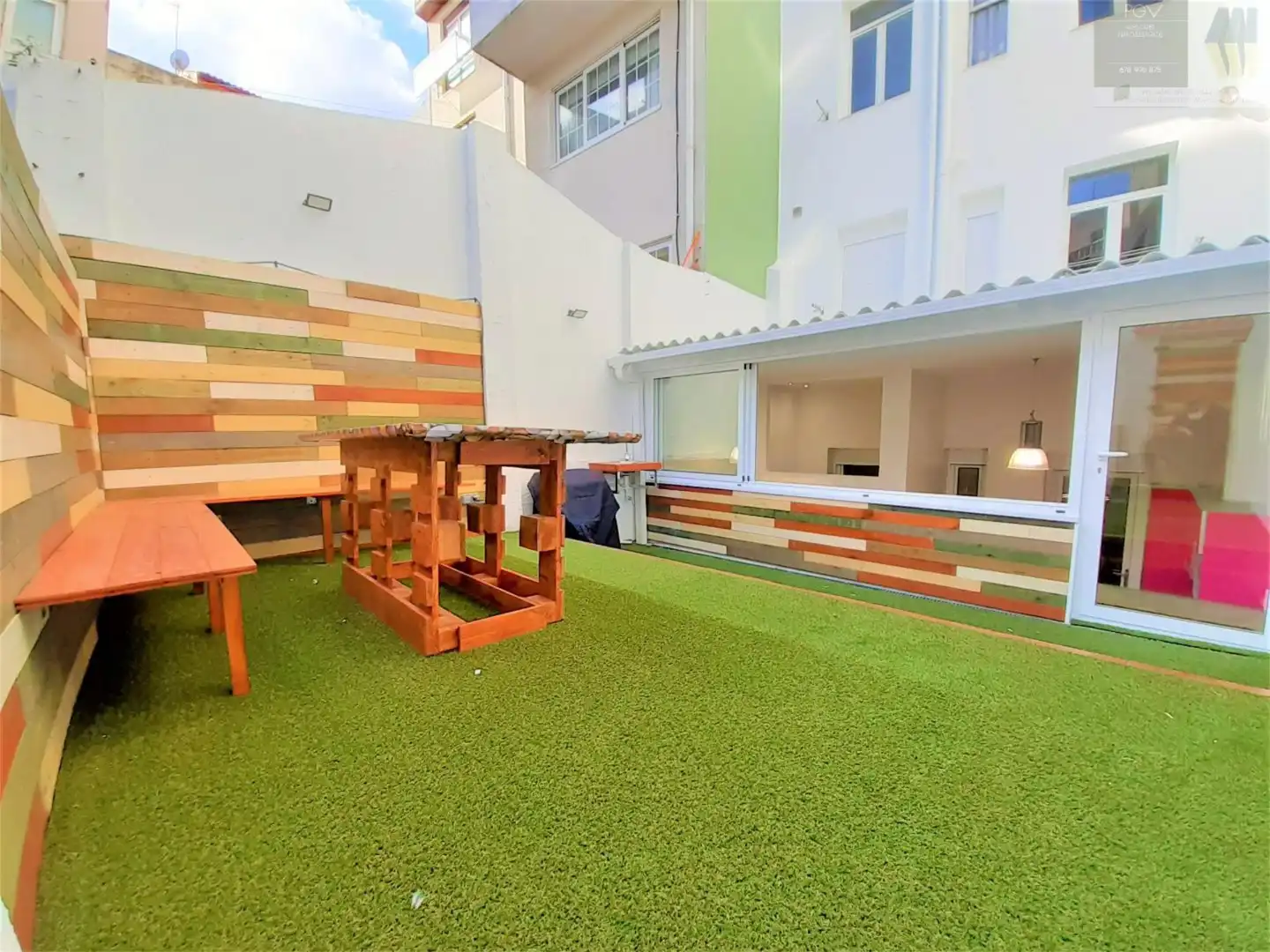 Terrace of Flat for sale in A Coruña Capital   with Private garden, Terrace and Furnished