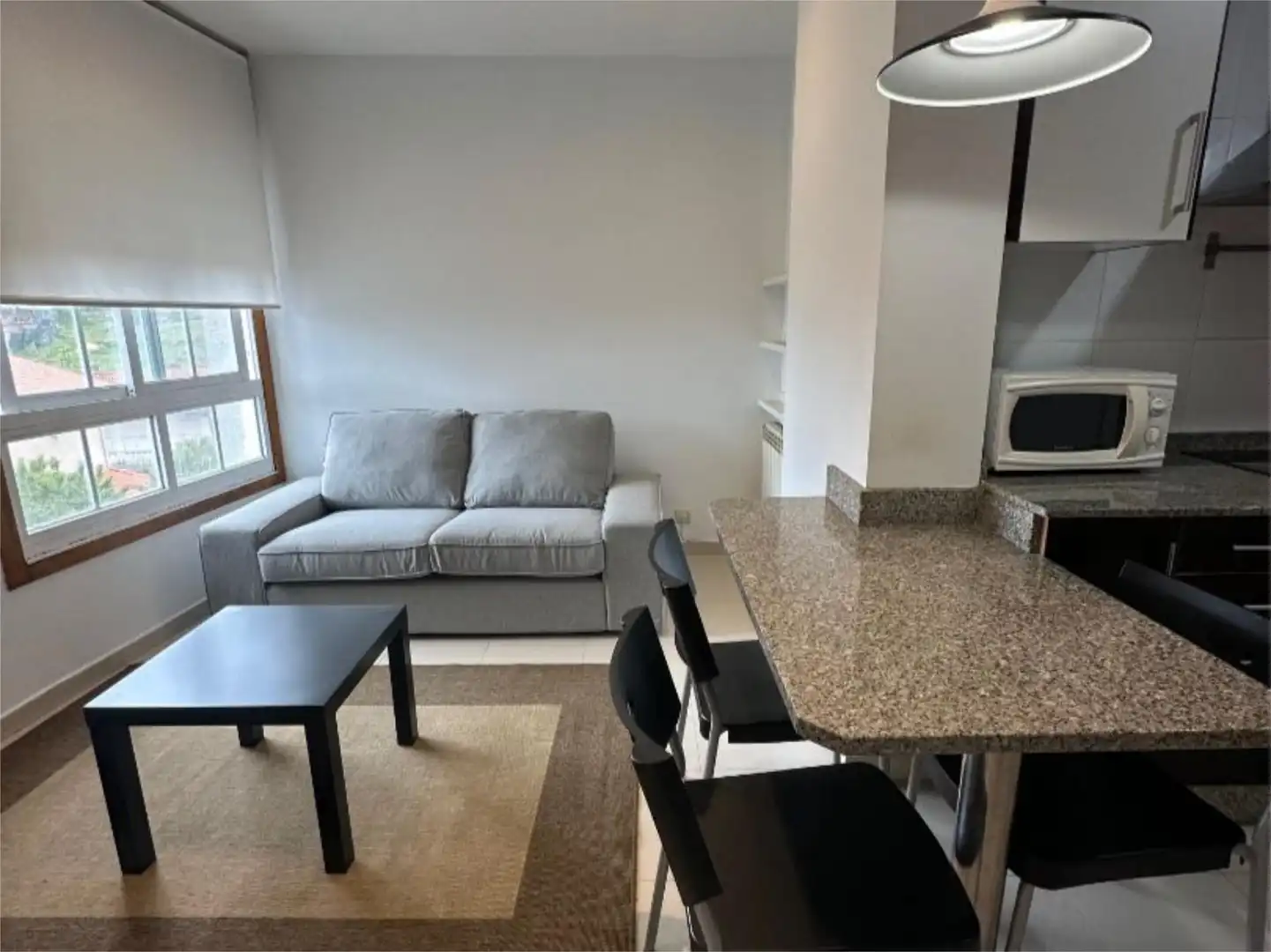 Living room of Flat for rent in Poio  with Heating and Furnished