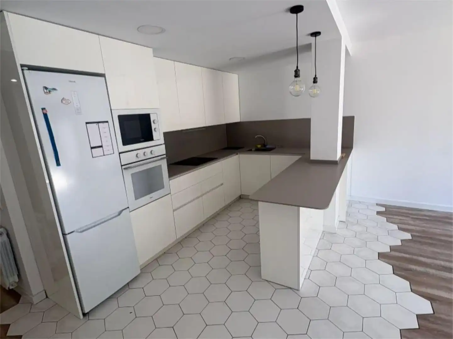 Kitchen of Flat for rent in Alpicat  with Air Conditioner, Terrace and Swimming Pool