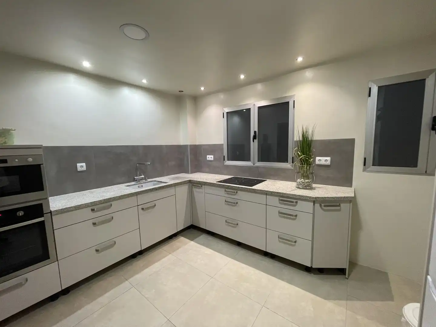 Cocina de Piso de alquiler en Villajoyosa / La Vila Joiosa con Aire acondicionado, Amueblado y Balcón