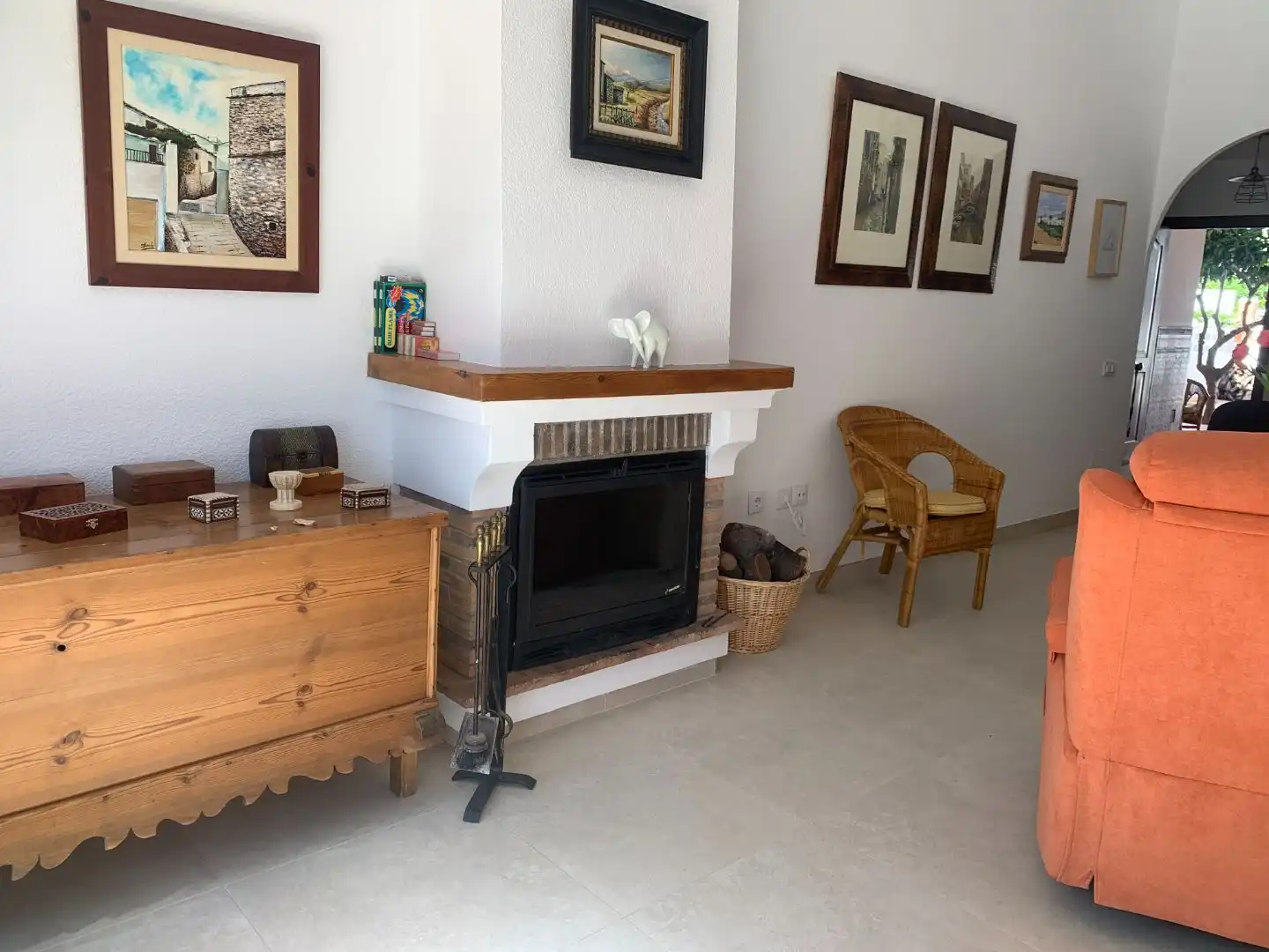 Living room of Duplexes for sale in  Almería Capital  with Air Conditioner and Balcony