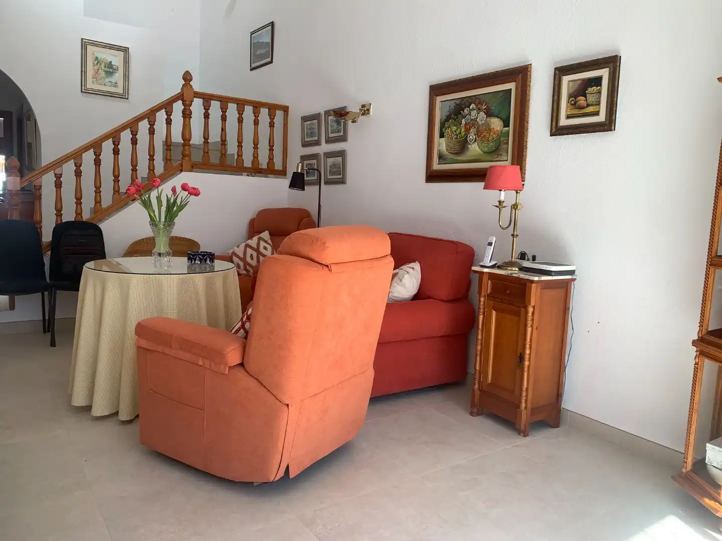 Living room of Duplexes for sale in  Almería Capital  with Air Conditioner and Balcony