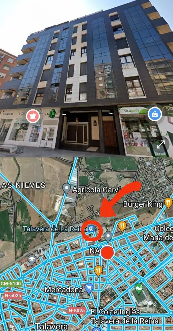 Vista exterior de Piso en venta en Talavera de la Reina con Aire acondicionado, Calefacción y Parquet