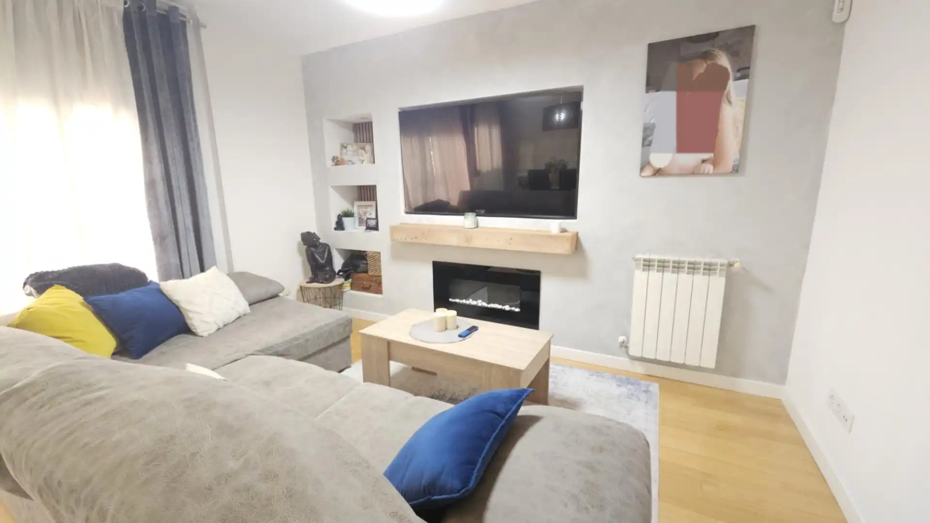 Sala de estar de Piso en venta en Yebes con Aire acondicionado