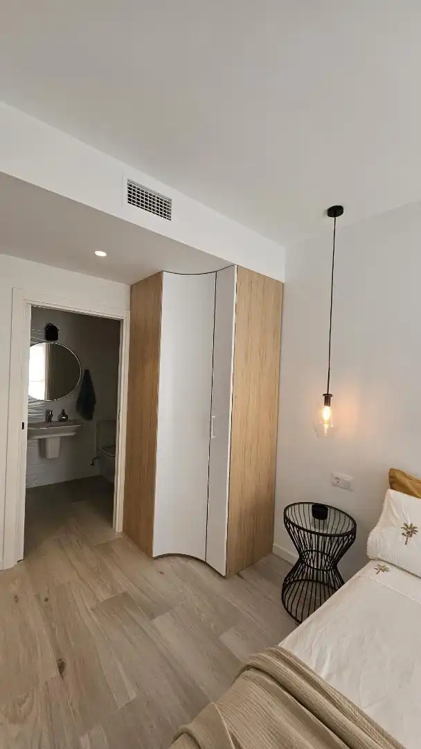 Pis en venda a Carrer Margalló, 3, Roques Daurades - L'Estany Dormitori de Pis en venda en L'Ametlla de Mar amb Aire condicionat, Calefacció i Terrassa