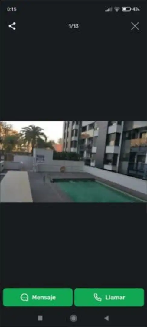 Schwimmbecken von Wohnung zur Miete in Algeciras mit Privatgarten, Schwimmbad und Möbliert