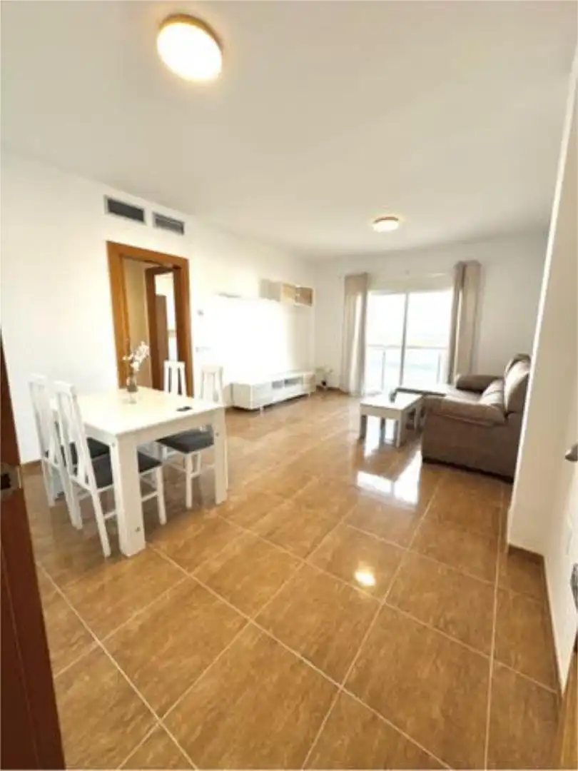 Living room of Flat for rent in Roquetas de Mar  with Heating, Terrace and Furnished