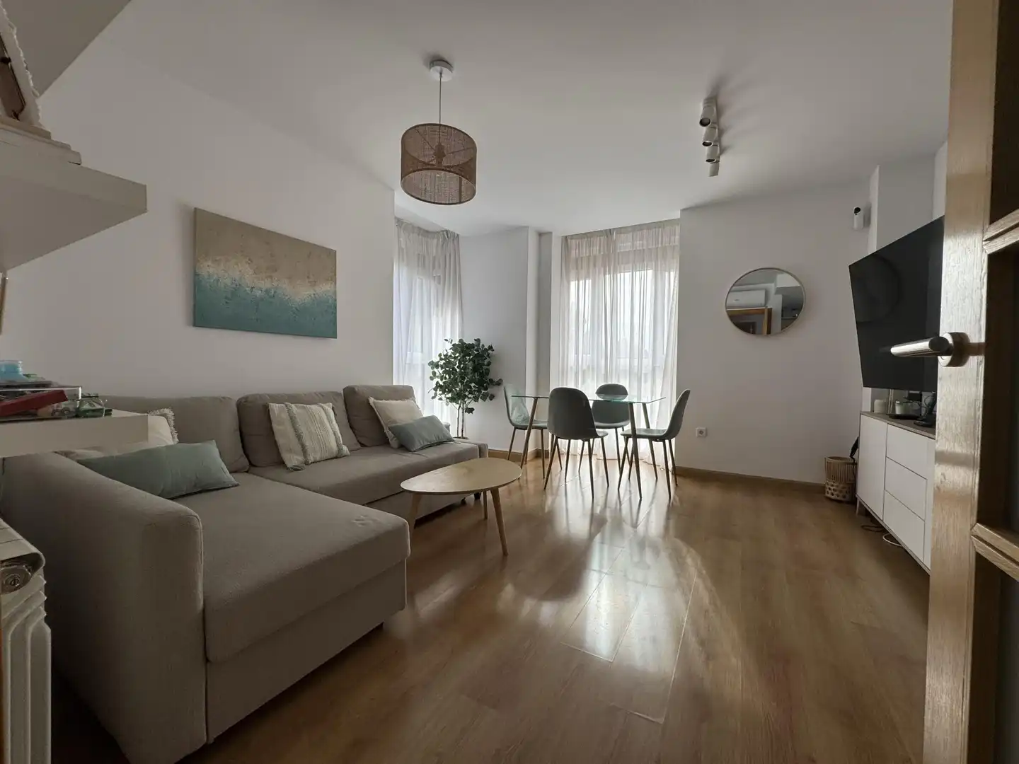 Sala de estar de Piso en venta en  Madrid Capital con Aire acondicionado, Calefacción y Trastero