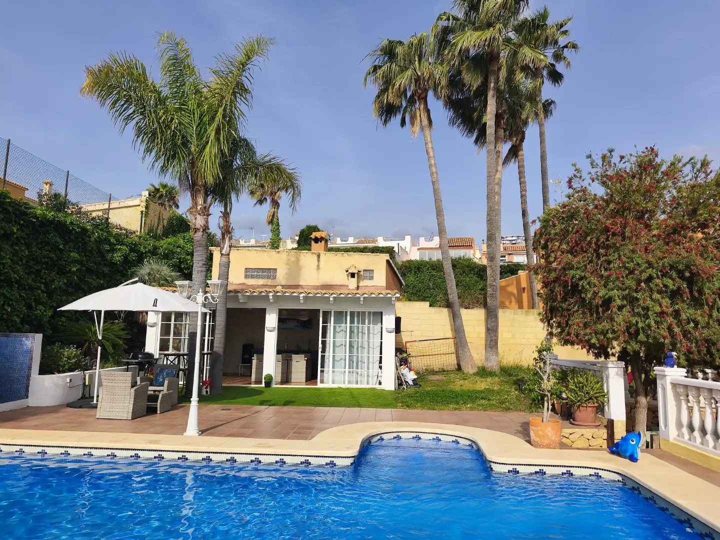 Jardín de Casa o chalet en venta en La Nucia con Aire acondicionado, Terraza y Piscina