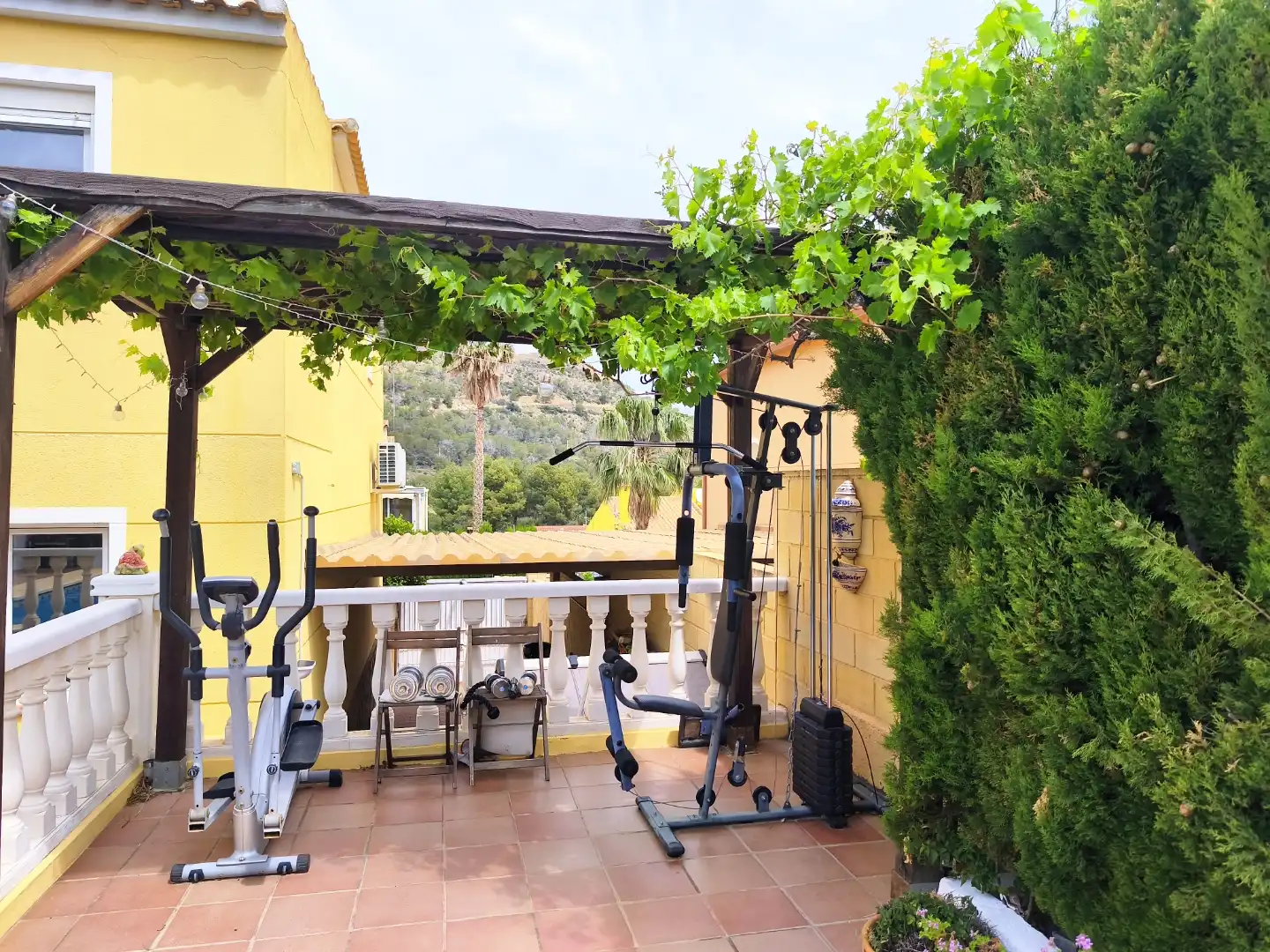 Terraza de Casa o chalet en venta en La Nucia con Aire acondicionado, Calefacción y Jardín privado