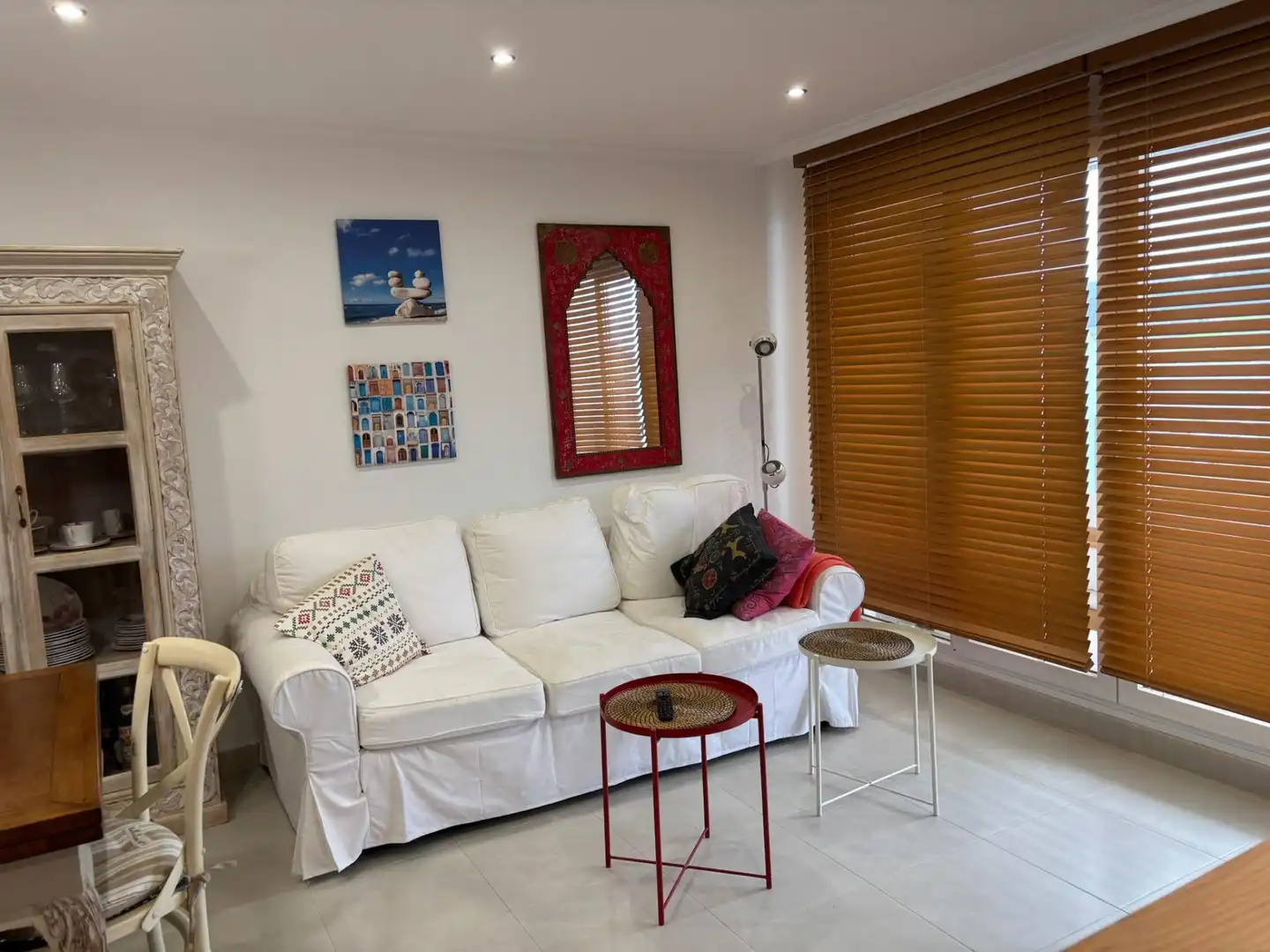 Sala de estar de Dúplex en venta en Foz con Terraza y Piscina