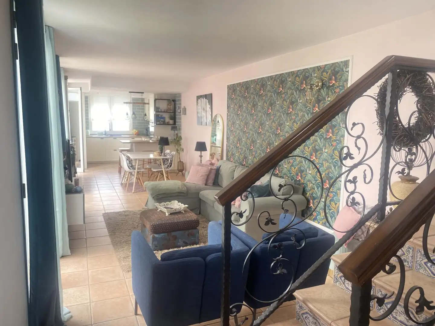 Sala de estar de Casa adosada en venta en San Miguel de Abona con Terraza, Trastero y Amueblado