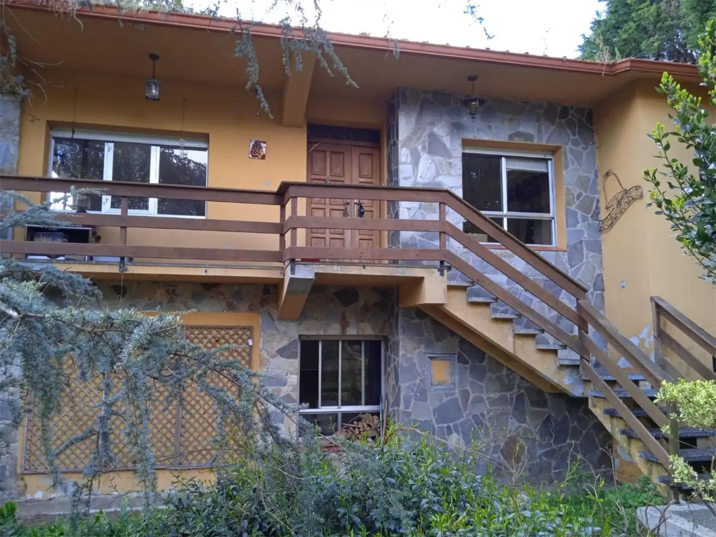 Exterior view of Flat for sale in Oleiros  with Heating, Private garden and Terrace