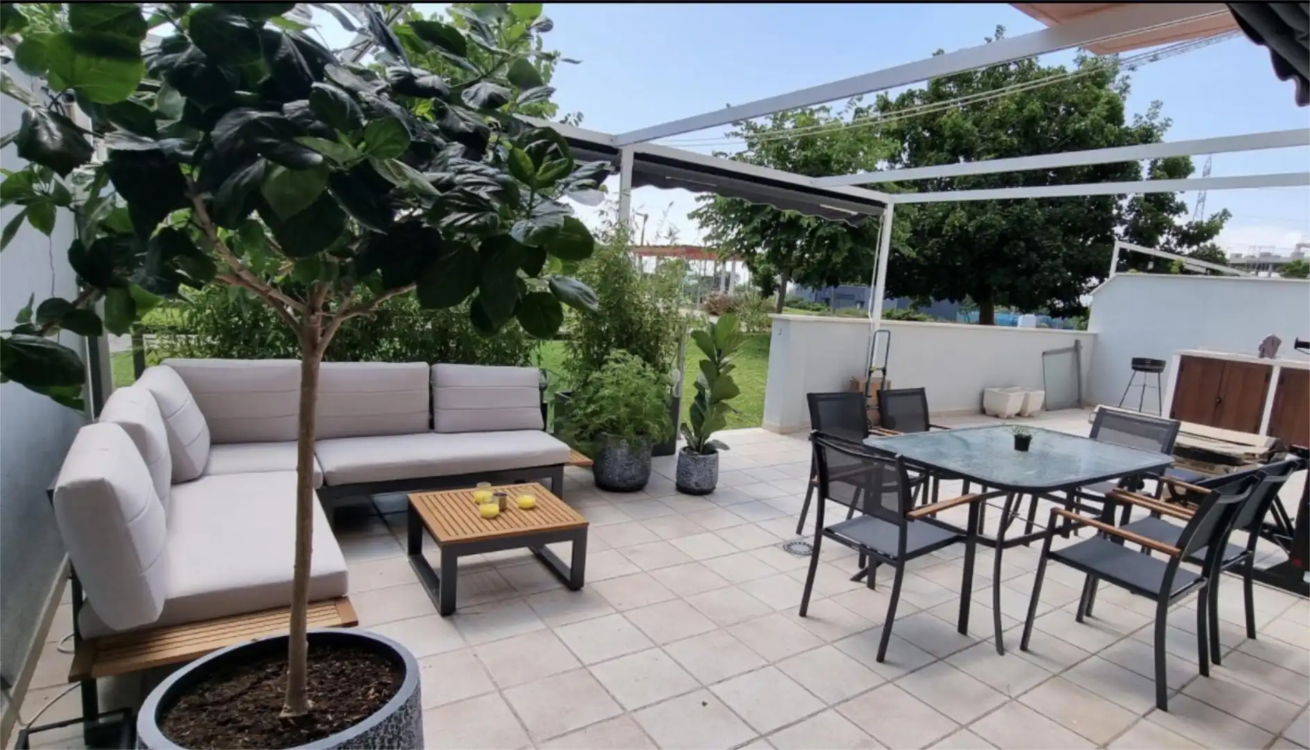 Terrassa de Pis de lloguer en Málaga Capital amb Aire condicionat, Jardí privat i Parquet