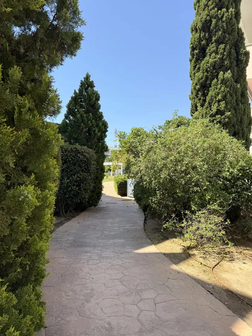 Exterior view of Flat for rent in Málaga  with Air Conditioner, Private garden and Parquet flooring