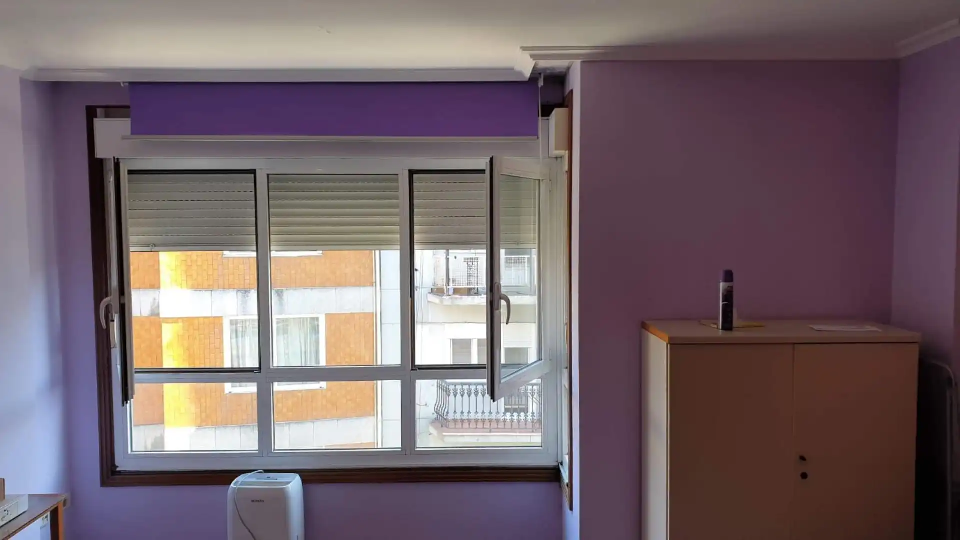Bedroom of Study for rent in Vigo   with Heating, Parquet flooring and Storage room