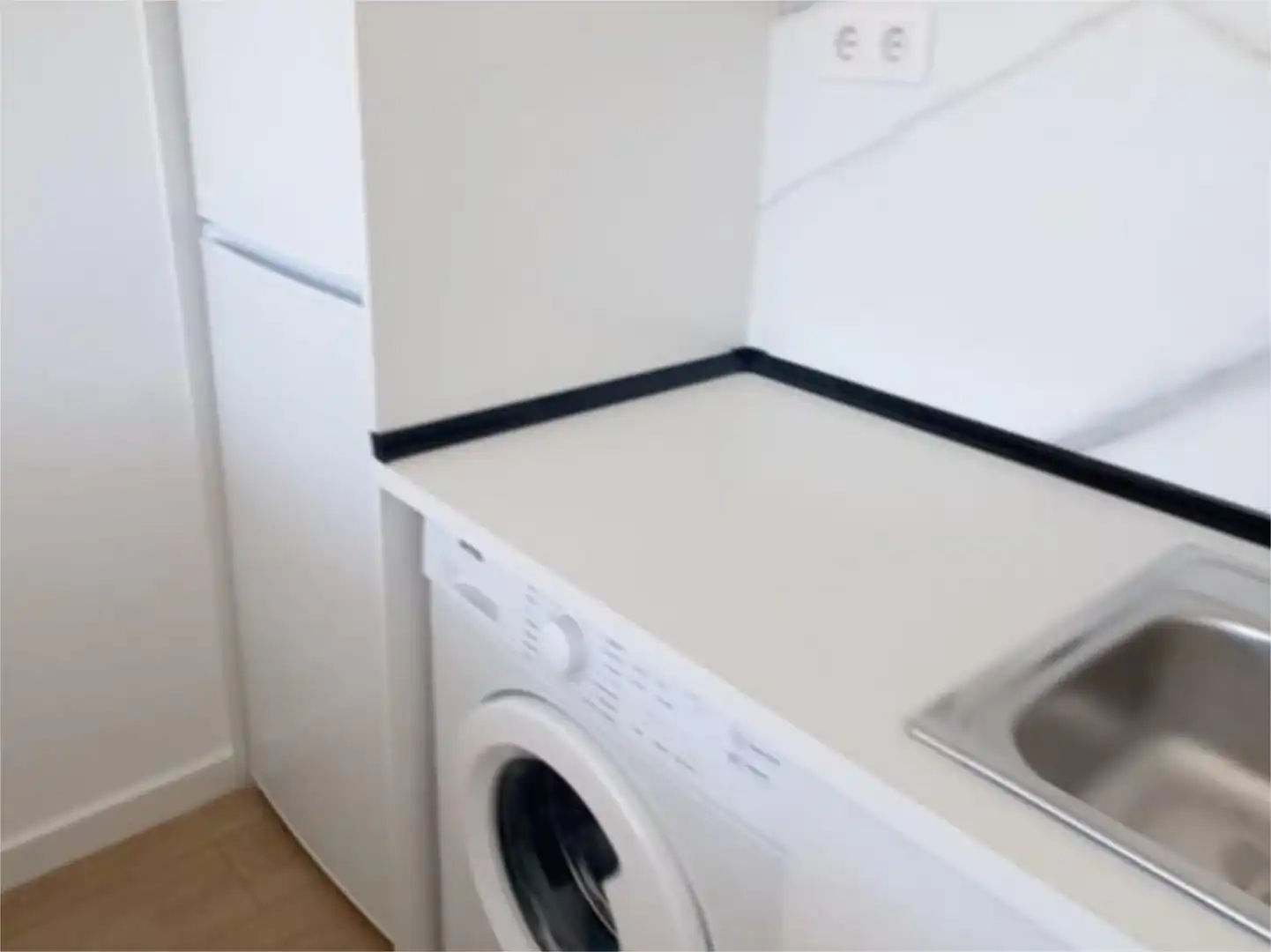 Küche von Loft zur Miete in San Sebastián de los Reyes mit Klimaanlage, Heizung und Parkett