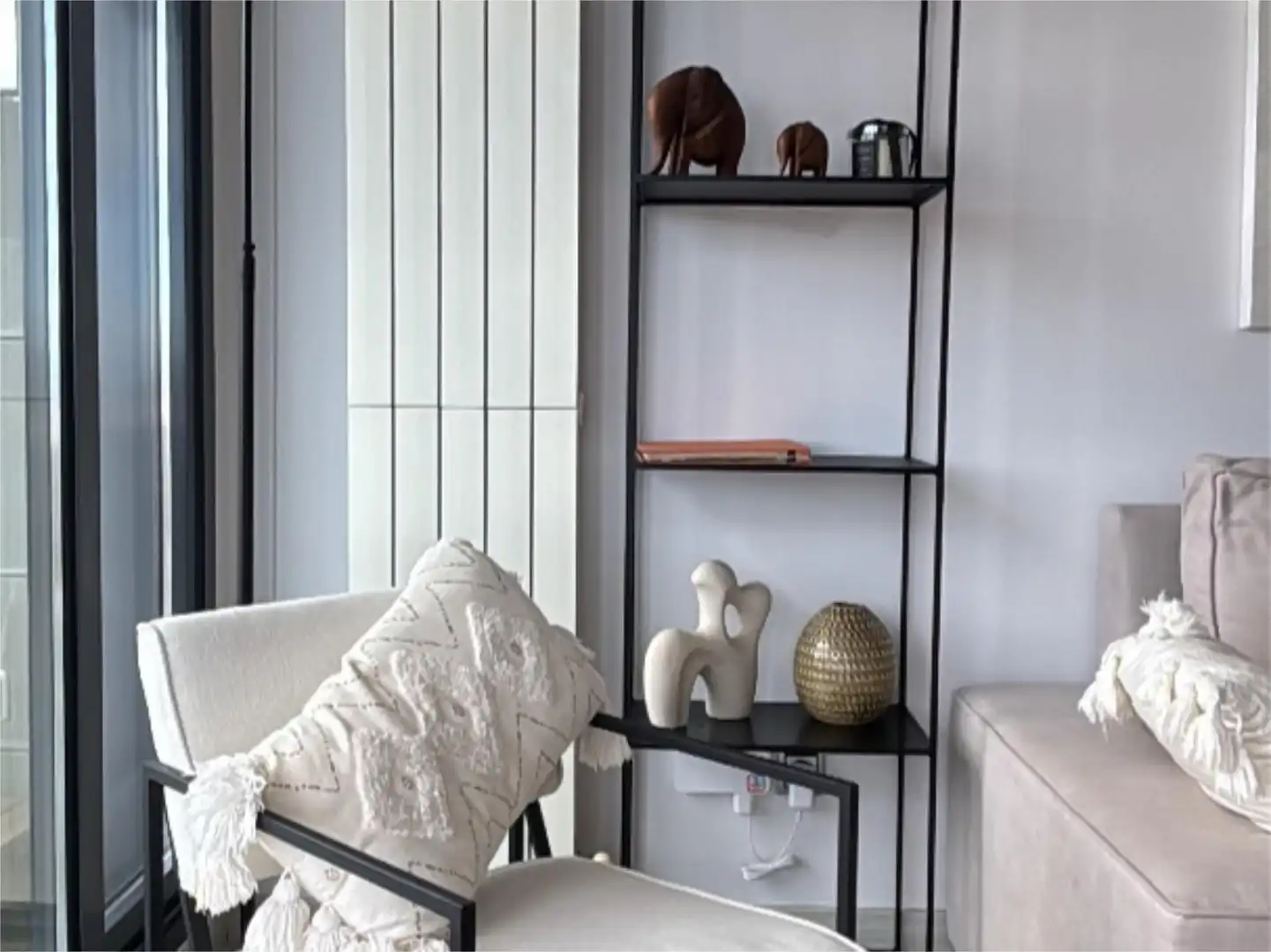 Living room of Flat for sale in Baiona  with Heating, Terrace and Storage room
