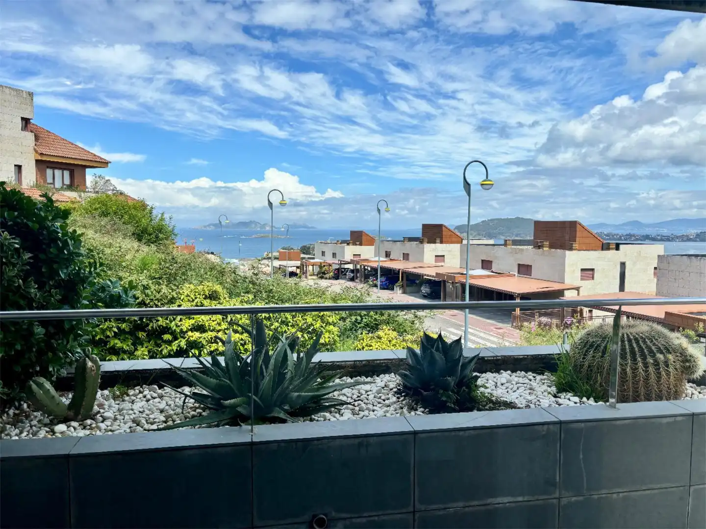 Terrace of Flat for sale in Baiona  with Heating, Terrace and Storage room