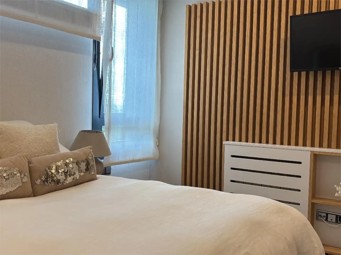 Bedroom of Flat for sale in Baiona  with Heating, Terrace and Storage room