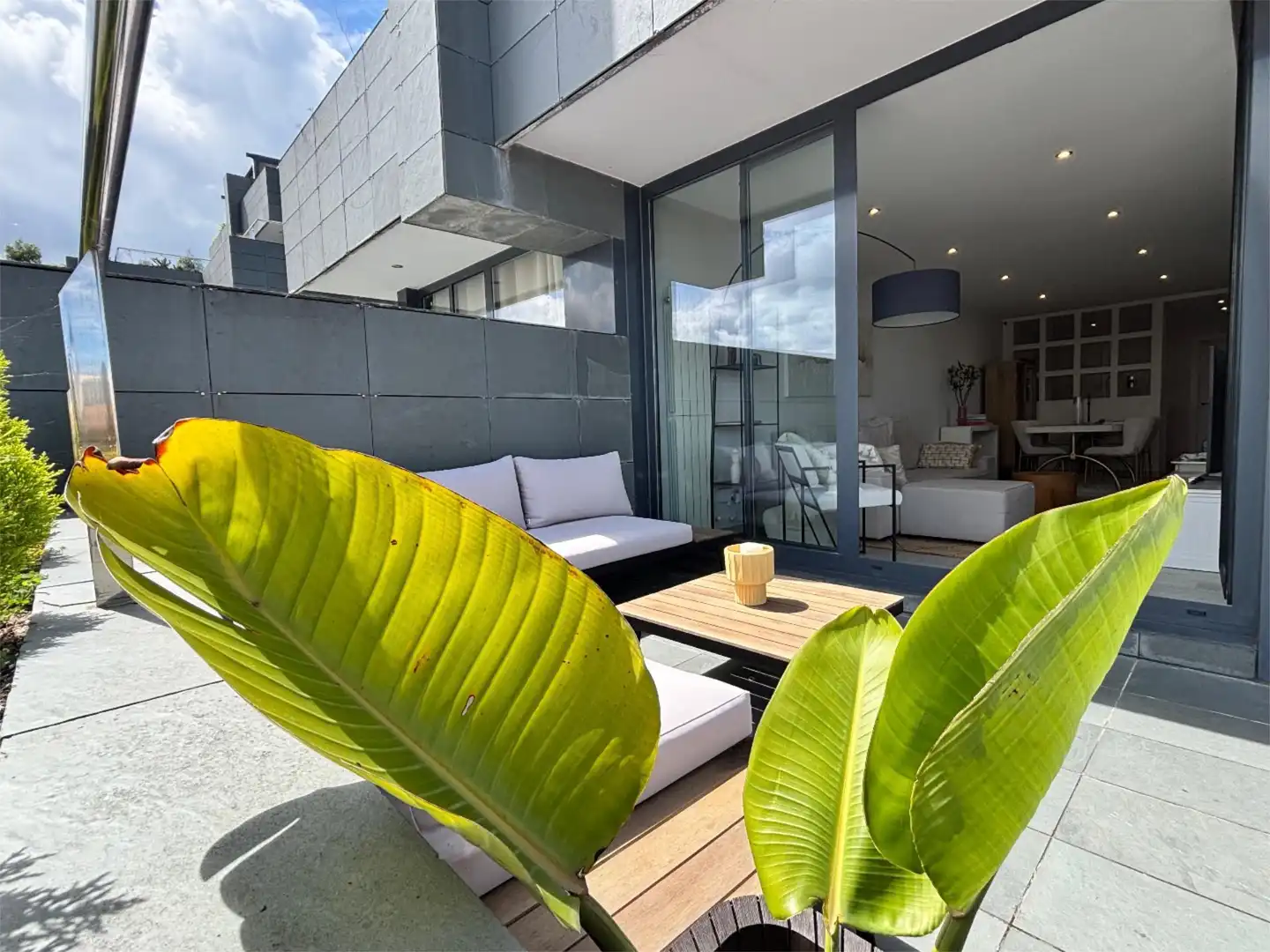 Terrace of Flat for sale in Baiona  with Heating, Terrace and Storage room