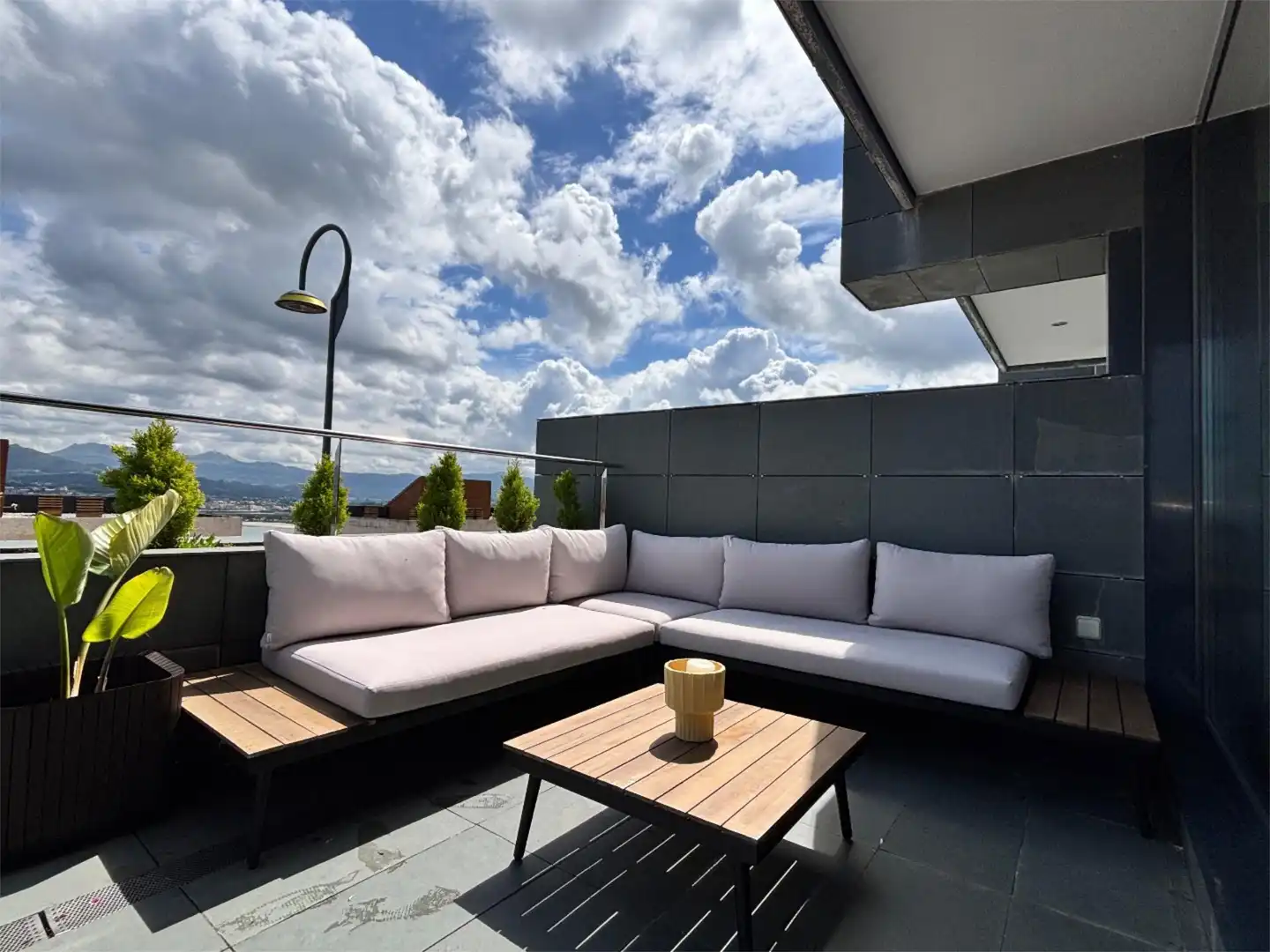 Terrace of Flat for sale in Baiona  with Heating, Terrace and Storage room