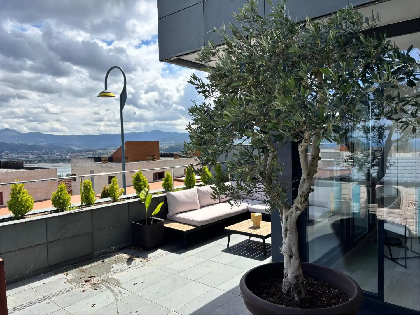 Terrace of Flat for sale in Baiona  with Heating, Terrace and Storage room