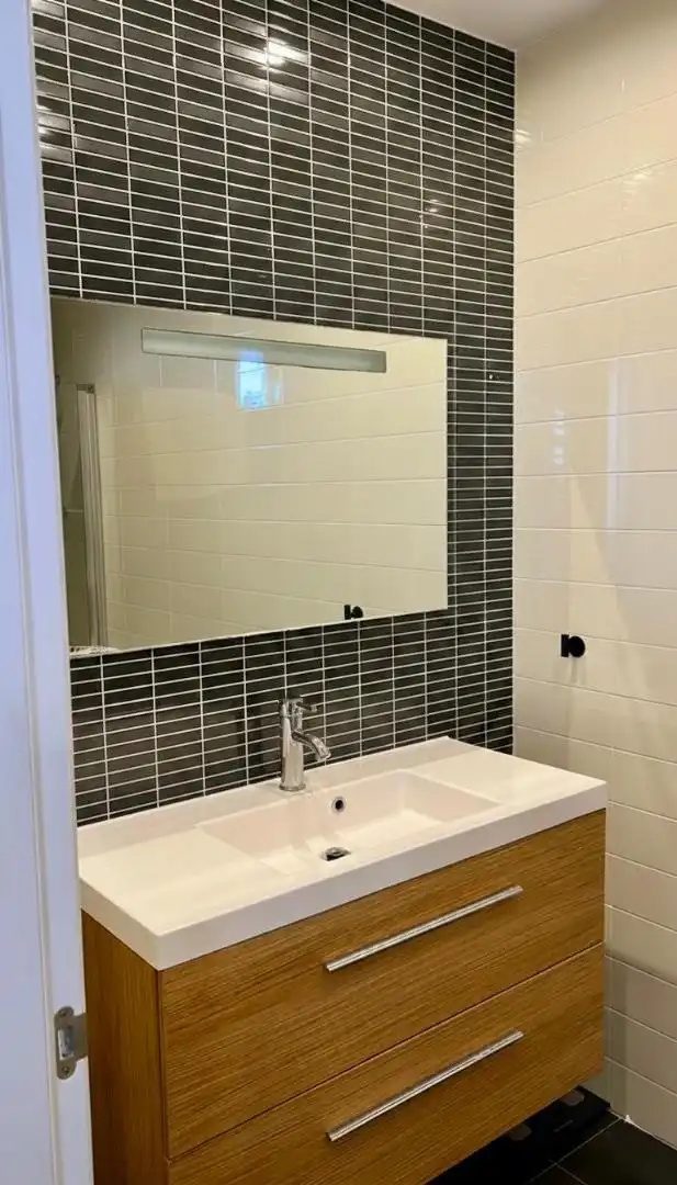 Bathroom of Flat for sale in Baiona  with Heating, Terrace and Storage room