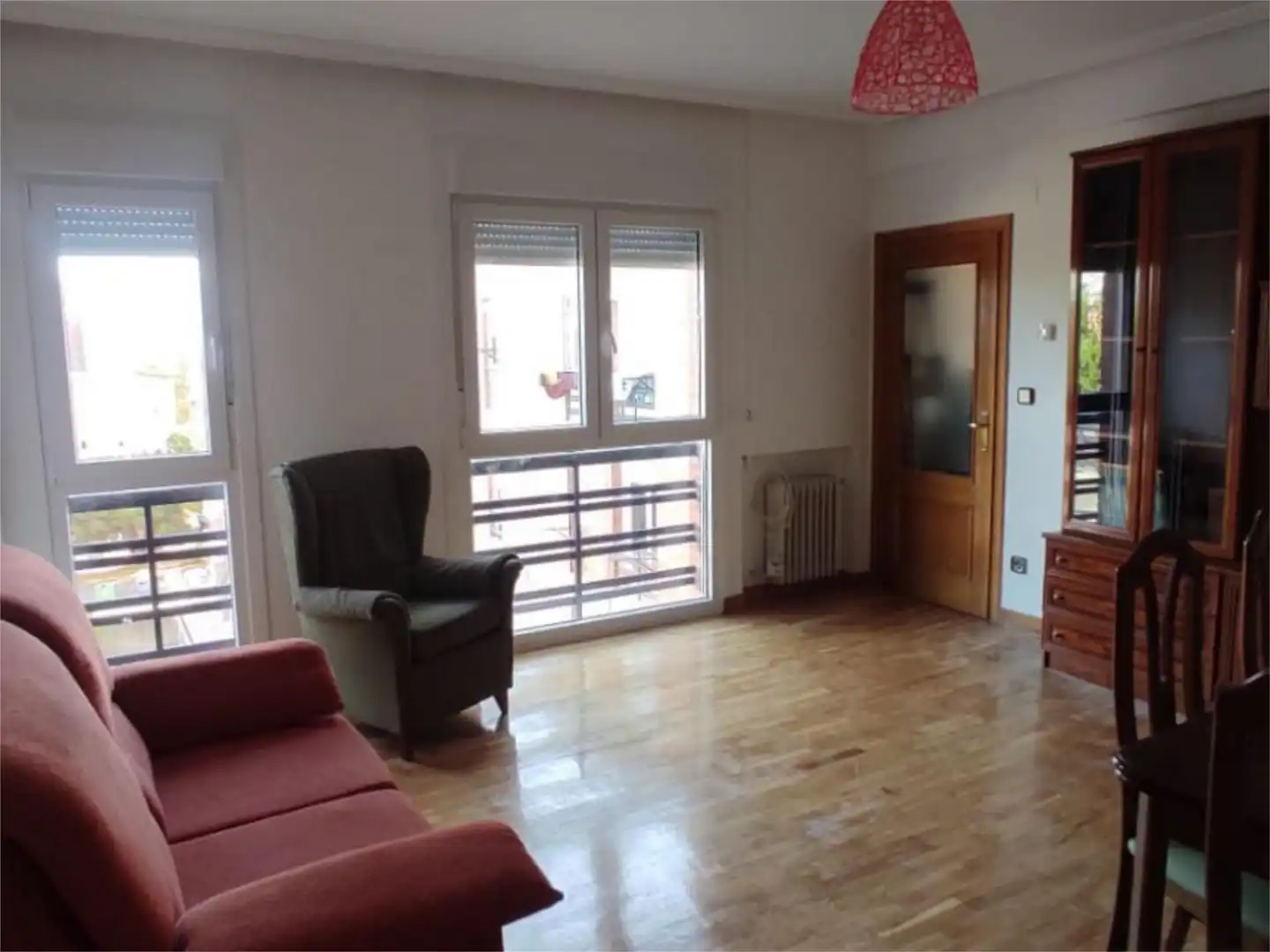 Wohnzimmer von Wohnung zur untervermieten in Valladolid mit Heizung, Parkett und Möbliert