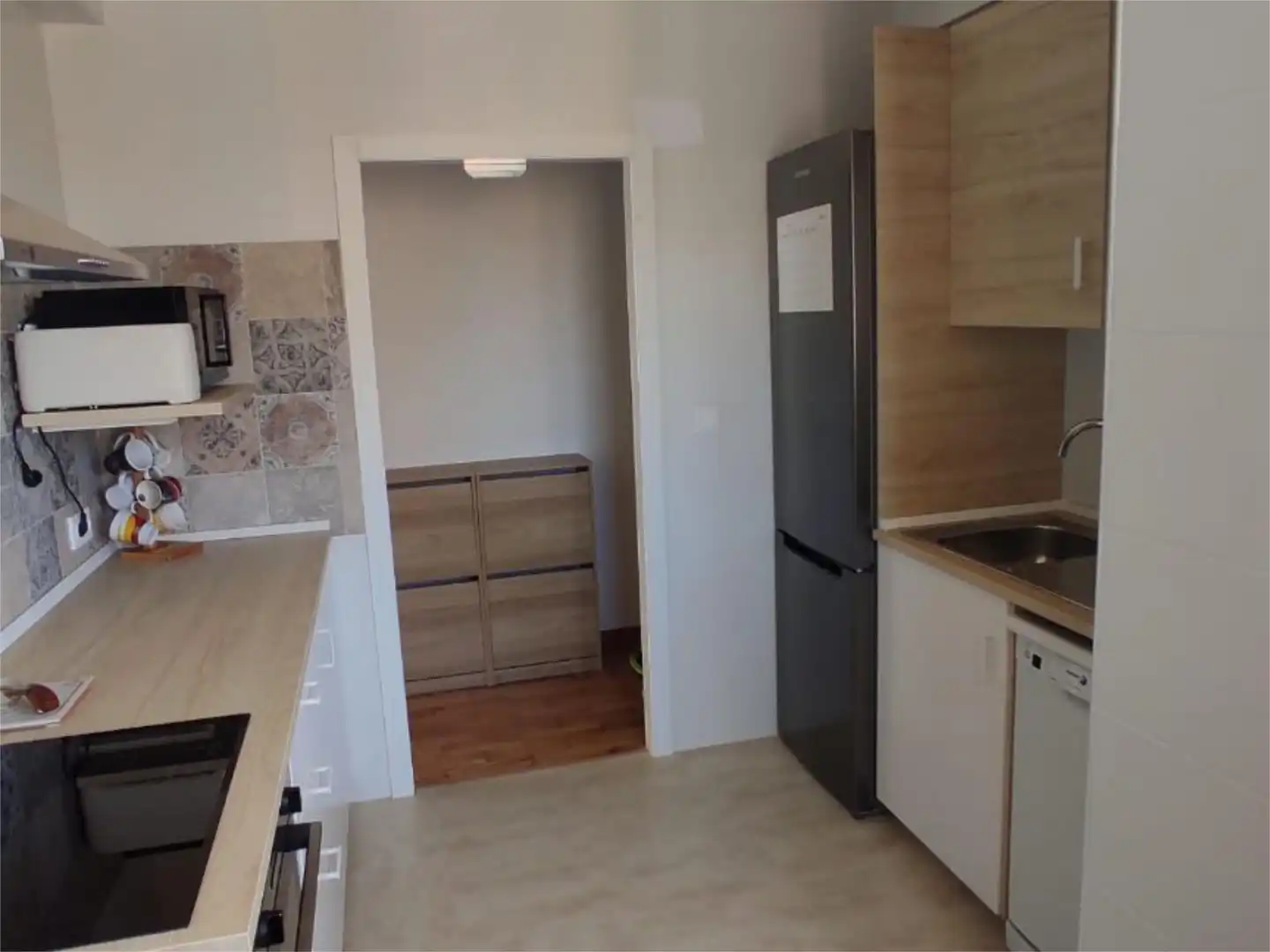 Küche von Wohnung zur untervermieten in Valladolid mit Heizung, Parkett und Möbliert