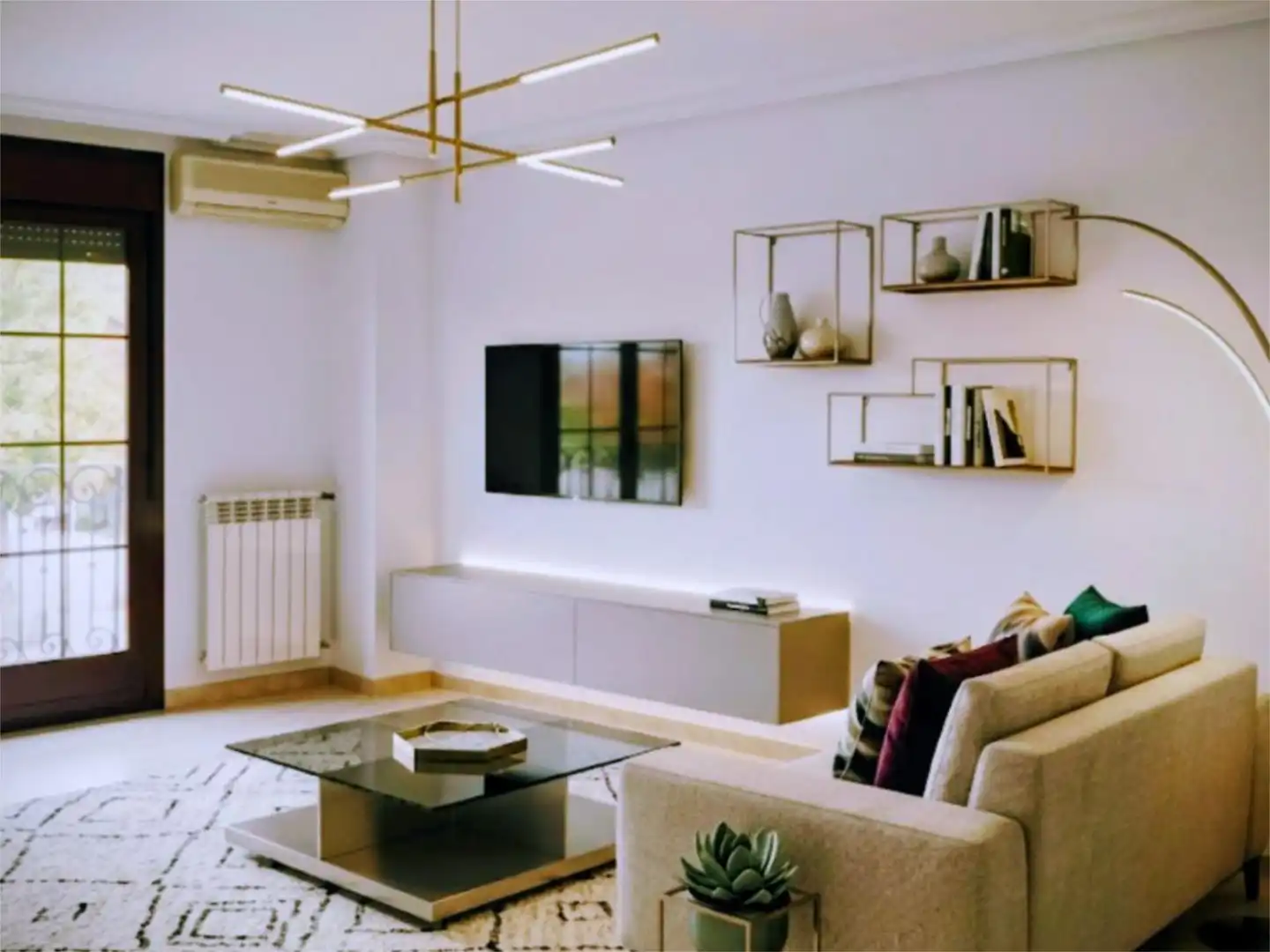 Living room of Duplexes for sale in Arroyomolinos (Madrid)  with Air Conditioner, Heating and Private garden