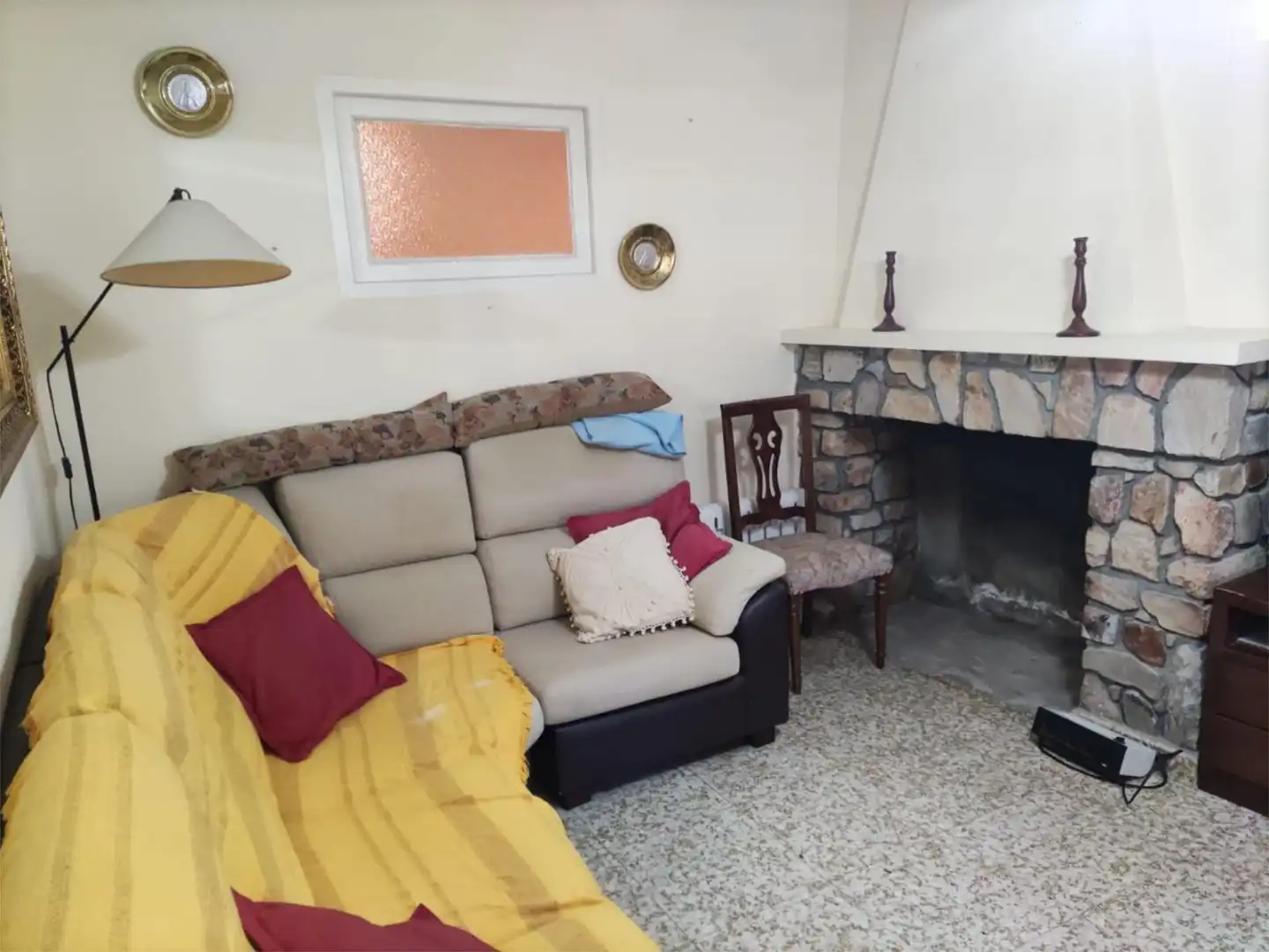 Living room of Flat for sale in Castañar de Ibor  with Heating, Terrace and Furnished