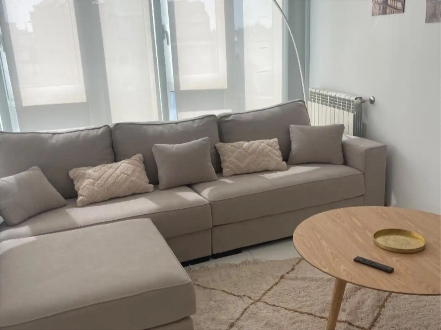 Sala de estar de Dúplex de alquiler en Lugo Capital con Calefacción, Trastero y Amueblado