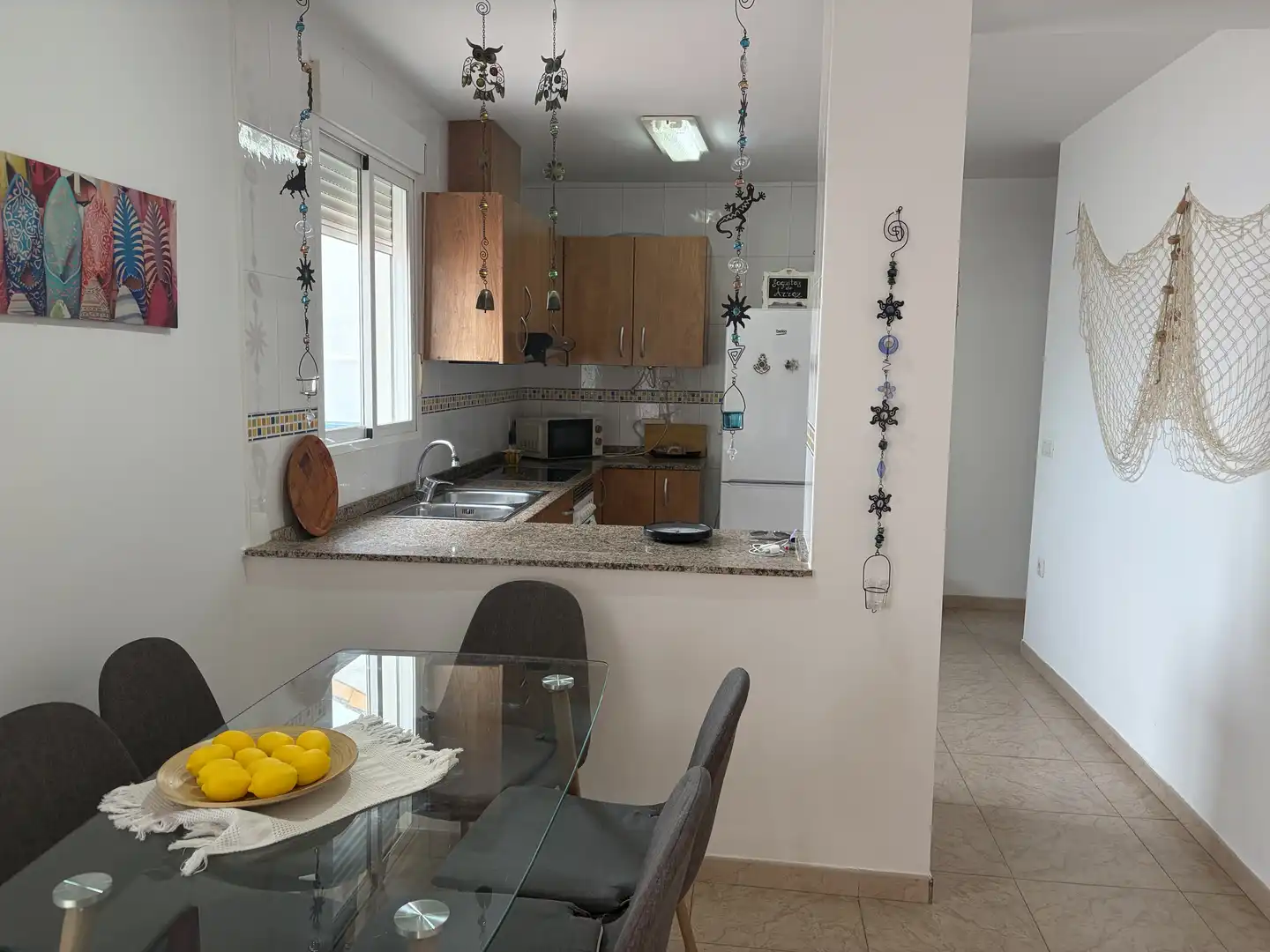 Kitchen of Attic for rent in Moncofa  with Air Conditioner, Heating and Terrace